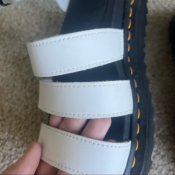 Dr. Martens White Blaire Fisherman Platform Sandal - Picture 3 of 8